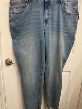 Women’s Hi-Rise Skinny Jeans - Plus Size 22W - Light Wash